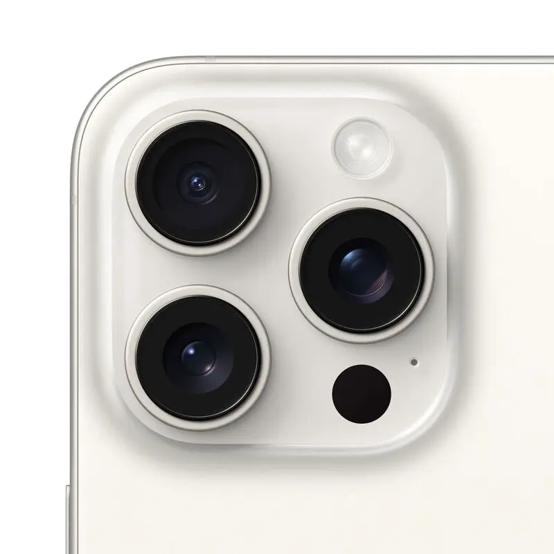 Apple iPhone 15 Pro Max 5G Smartphone, 256 GB storage, White Titanium Mourixa Qatar-3.webp