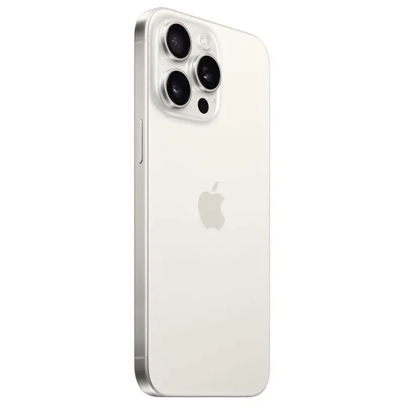 Apple iPhone 15 Pro Max 5G Smartphone, 256 GB storage, White Titanium Mourixa Qatar-2.webp