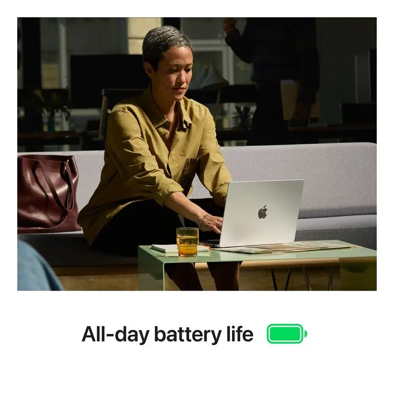 Apple 14-inch MacBook Pro With Apple M4 Max chip with 14‑core CPU and 32‑core GPU-36GB-1TB SSD - Silver (Arabic - English)-mourixa Qatar-5.webp