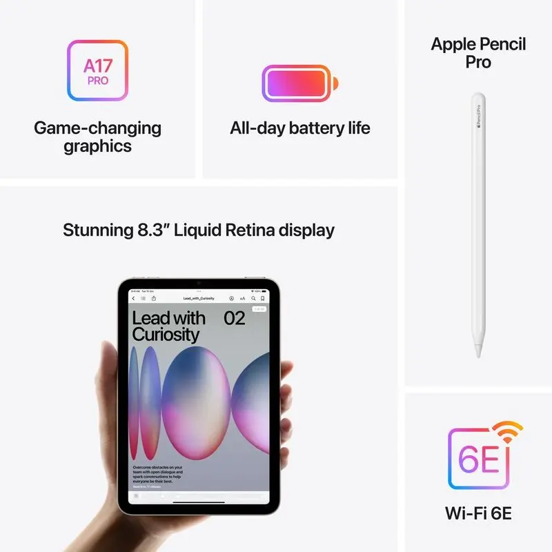 Apple iPad Mini (A17 Pro) (2024) Wi-Fi 512GB - Space Grey - mourixa Qatar-5.webp