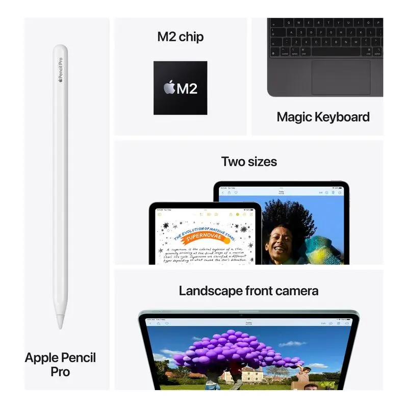 Apple 11-inch iPad Air (M2) Wi-Fi + Cellular 1TB - Starlight mourixa Qatar-7.webp