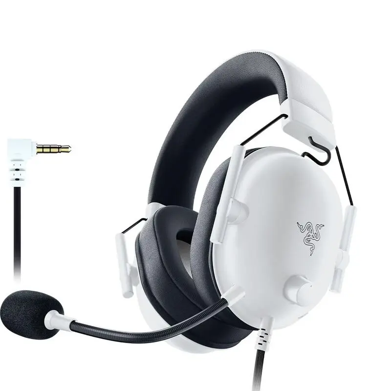 Razer Blackshark V2 X PlayStation Licensed Wired Gaming Headset - White mourixa Qatar-7.webp