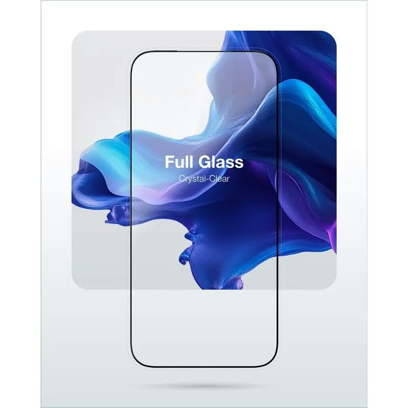 Amazingthing iPhone 17 Pro Max 6.9-Inch 3D Fully Covered Radix - Clear Glass mourixa qatar-5.webp