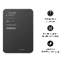 Momax 1-Power F.Pass+ 10000mAh Power Bank With Built-In Cable & Magnetic Attachment- Desert Titanium mourixa qatar-10.webp