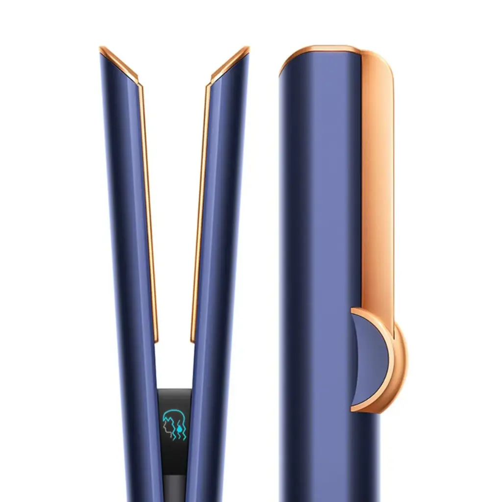 Dyson Airstrait straightener (Prussian Blue-Copper) mourixa Qatar--1.webp