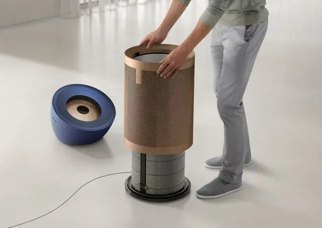 Dyson Air Purifier Big+Quiet Formaldehyde BP04 (Prussian blue-Gold)-mourixa qatar-4.webp