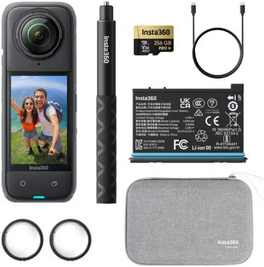 Insta360 X4 8K 360 Action Cam - Adventure Bundle- mourixa Qatar-3.webp