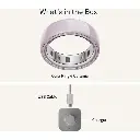 Oura Ring 4 Ceramic Smart Ring Health Activity Tracker - Petal (Ring Size 7)- mourixa qatar-1.webp