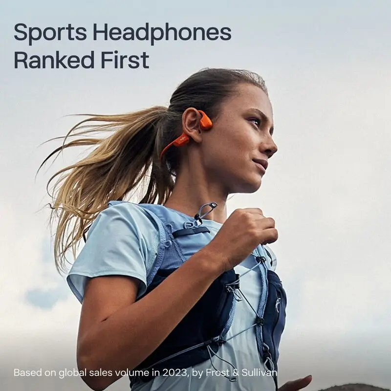 Shokz Openrun Pro 2 Wireless Open-Ear Bone Conduction Earphones - Orange - mourixa Qatar-3.webp