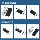 Pitaka Tactile Woven Case For iPhone 16 Pro Max - Milky Way Galaxy-mourixa Qatar-5.webp