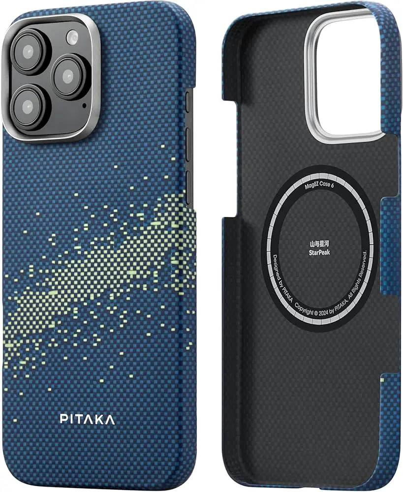 Pitaka Tactile Woven Case For iPhone 16 Pro Max - Milky Way Galaxy-mourixa Qatar-2.webp