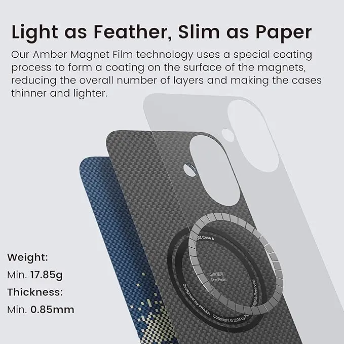 Pitaka Tactile Woven Case For iPhone 16 Pro Max - Milky Way Galaxy-mourixa Qatar-3.webp