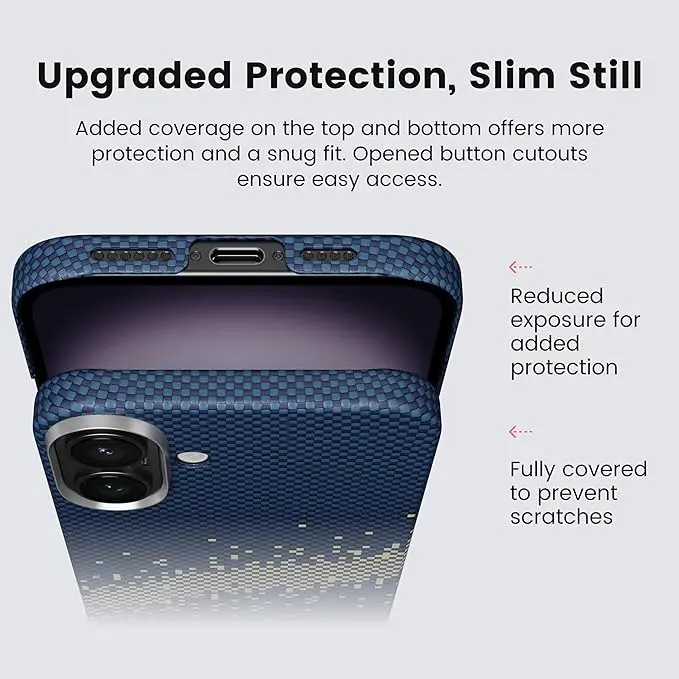 Pitaka Tactile Woven Case For iPhone 16 Pro Max - Milky Way Galaxy-mourixa Qatar-4.webp