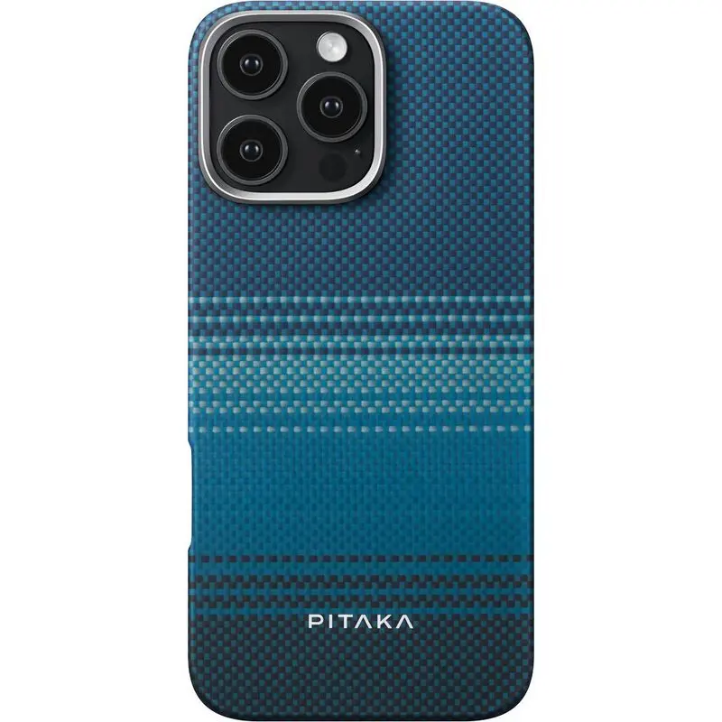 Pitaka Tactile Woven Case For iPhone 16 Pro Max - Moonrise-mourixa Qatar-1.webp