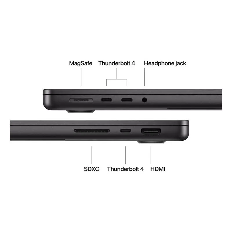 Apple 14-inch MacBook Pro M5 Chip with 10‑Core CPU and 10‑Core GPU 16GB-512GB SSD - Space Black (Arabi-English)-mourixa Qatar-6.webp