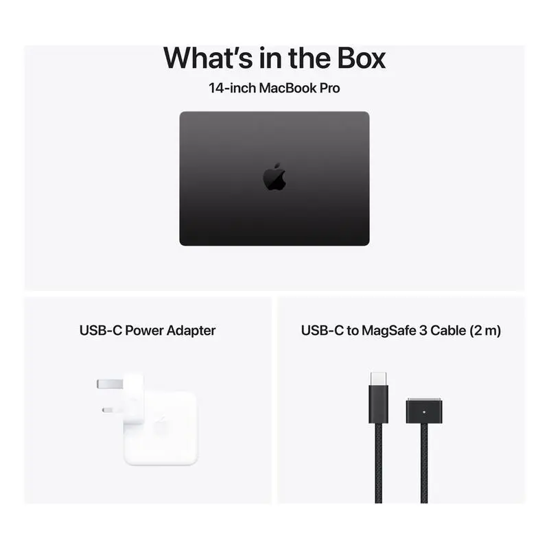 Apple 14-inch MacBook Pro M5 Chip with 10‑Core CPU and 10‑Core GPU 16GB-512GB SSD - Space Black (Arabi-English)-mourixa Qatar-8.webp