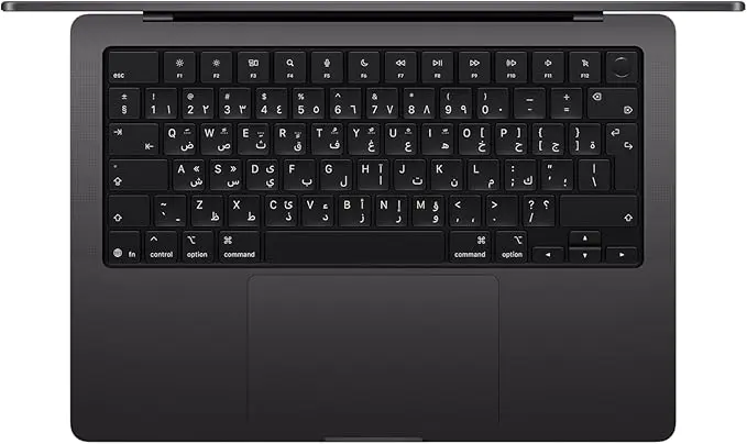 Apple 14-inch MacBook Pro M5 Chip with 10‑Core CPU and 10‑Core GPU 16GB-512GB SSD - Space Black (Arabi-English)-mourixa Qatar-11.webp