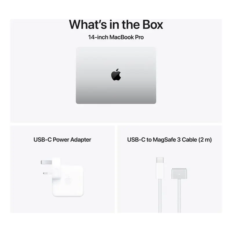 Apple 14-inch MacBook Pro M5 Chip with 10‑Core CPU and 10‑Core GPU 16GB-1TB SSD - Silver (Arabic-English)-mourixa Qatar-3.webp