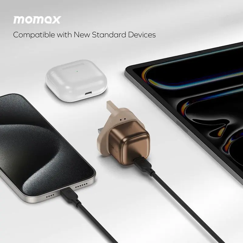 Momax 1-Charge 20W 1 Port Charger - Rose Gold-mourixa Qatar-8.webp