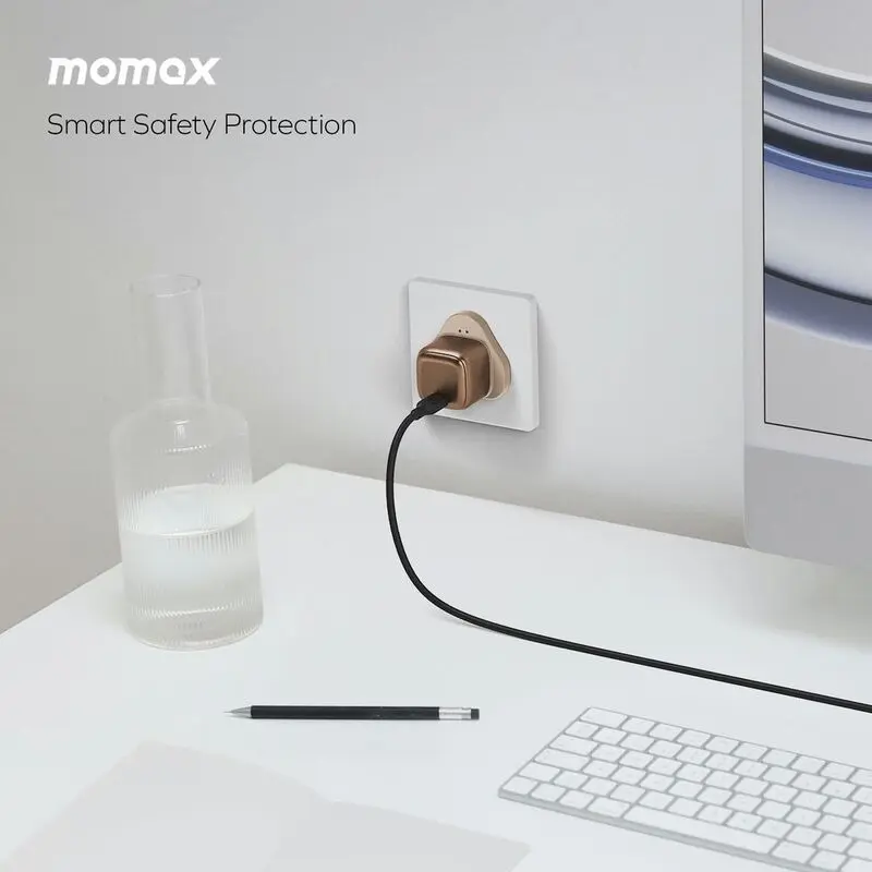Momax 1-Charge 20W 1 Port Charger - Rose Gold-mourixa Qatar-10.webp
