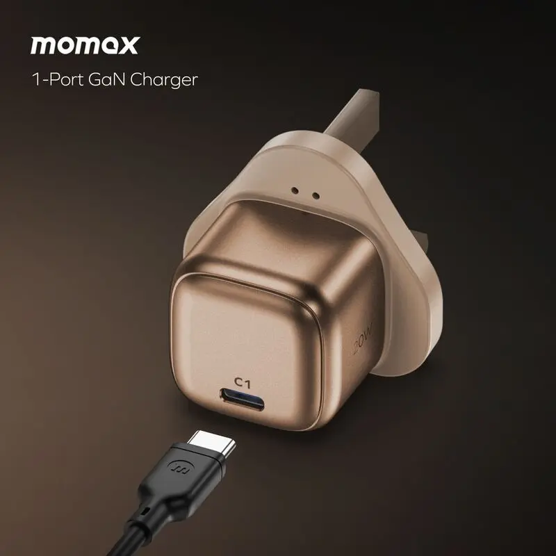 Momax 1-Charge 20W 1 Port Charger - Rose Gold-mourixa Qatar-9.webp