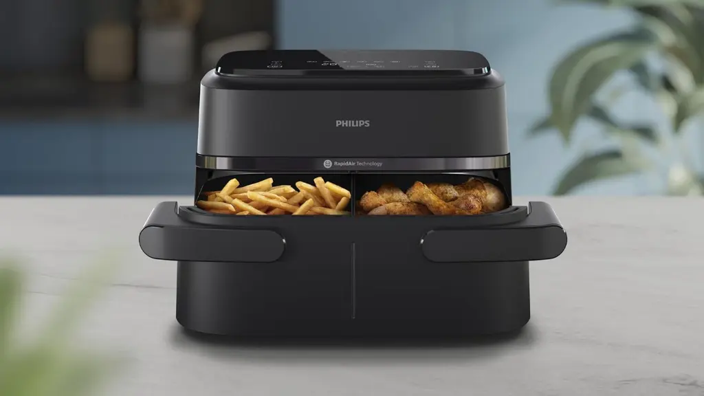 Philips 1000 Series Dual Basket Air Fryer 7.1L - Black- NA150-09-mourixa Qatar-4.webp