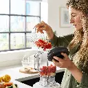 Kenwood Food Processor 1000W Multi-Functional with 2 Stainless Steel Disks, Blender, Grinder Mill, Whisk, Dough Maker FDP65.400WH White-mourixa Qatar-7.webp