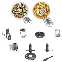 Kenwood Food Processor 1000W Multi-Functional with 3 Stainless Steel Disks, Blender, Grinder Mill, Juicer Extractor, Whisk, Dough Maker, Citrus Juicer FDP65.750WH White-mourixa Qatar-4.webp