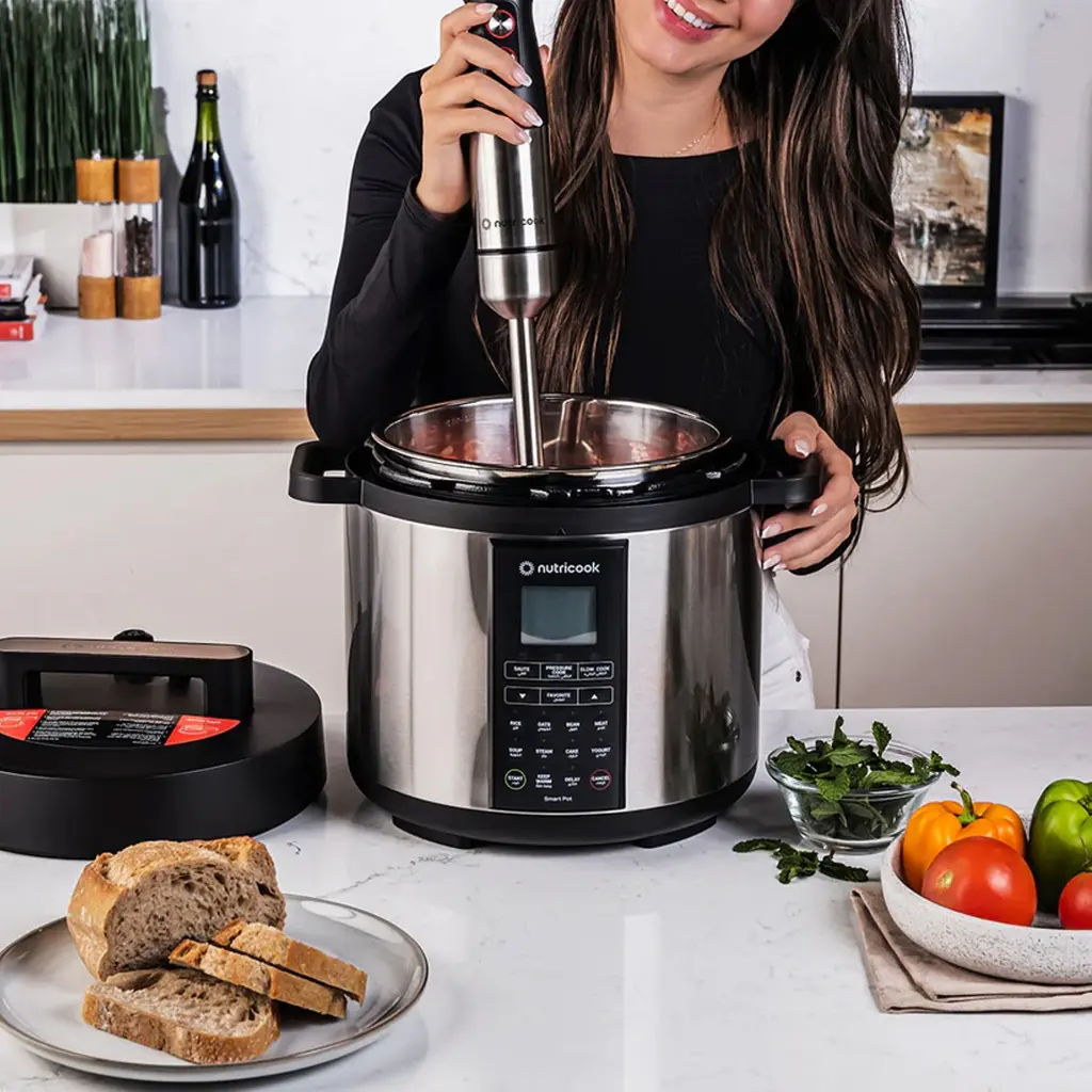 Nutricook Hand Blender 1200W Black-Stainless Steel NC-HB100-mourixa Qatar-2.webp