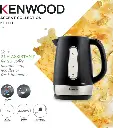 Kenwood Kettle 1.7L Cordless Electric Kettle 2200W with Auto Shut-Off & Removable Mesh Filter ZJP01.A0BK Black-Silver-mourixa Qatar.webp