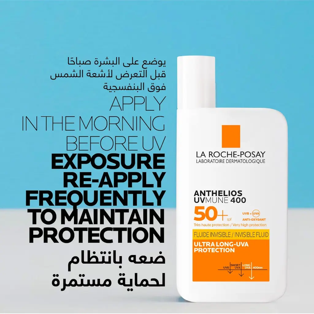 La Roche Posay Anthelios UVMune 400 SPF50+ Invisible Fluid Sunscreen 50 ml-mourixa Qatar-6.webp