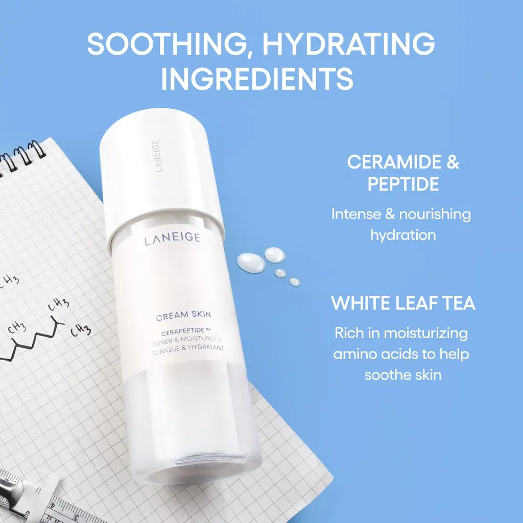 Laneige Cream Skin Cerapeptide™ Toner & Moisturizer - 170 ml-mourixa Qatar-4.webp