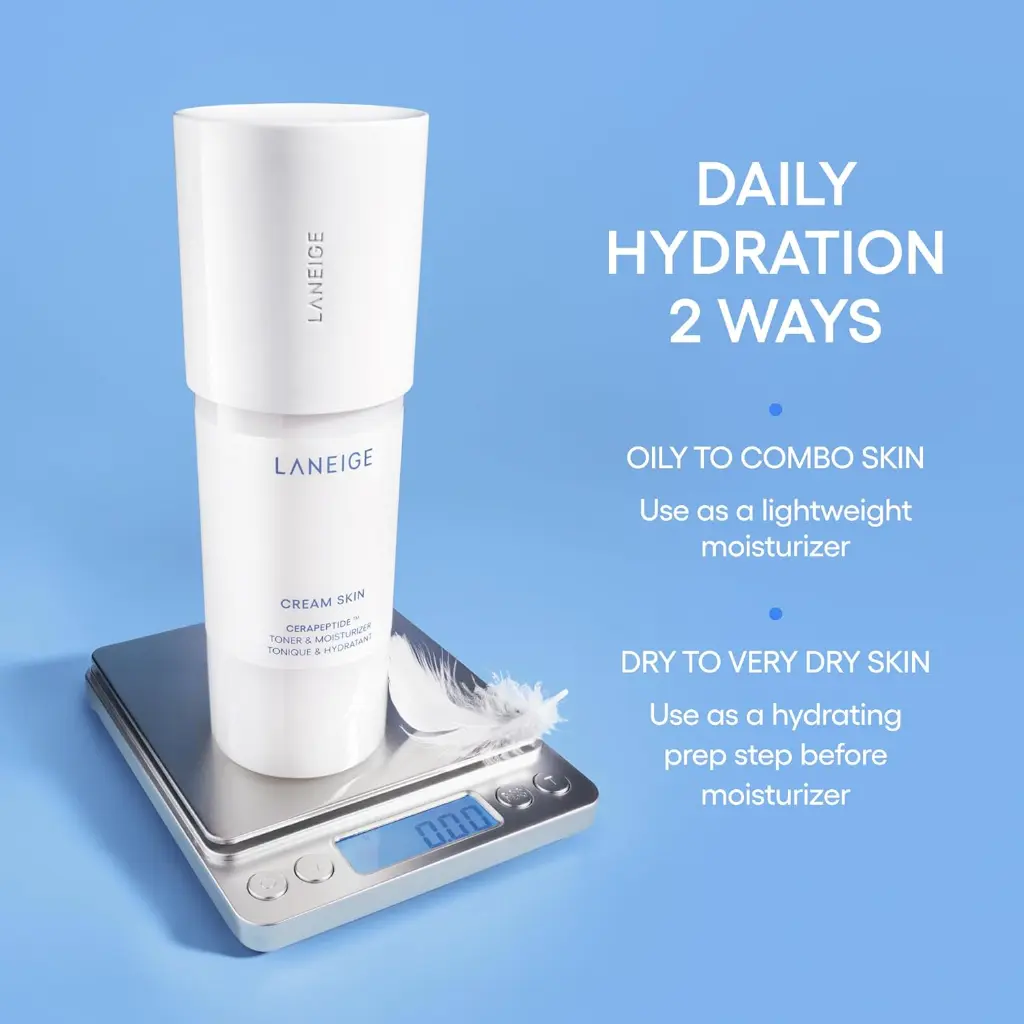 Laneige Cream Skin Cerapeptide™ Toner & Moisturizer - 170 ml-mourixa Qatar-5.webp