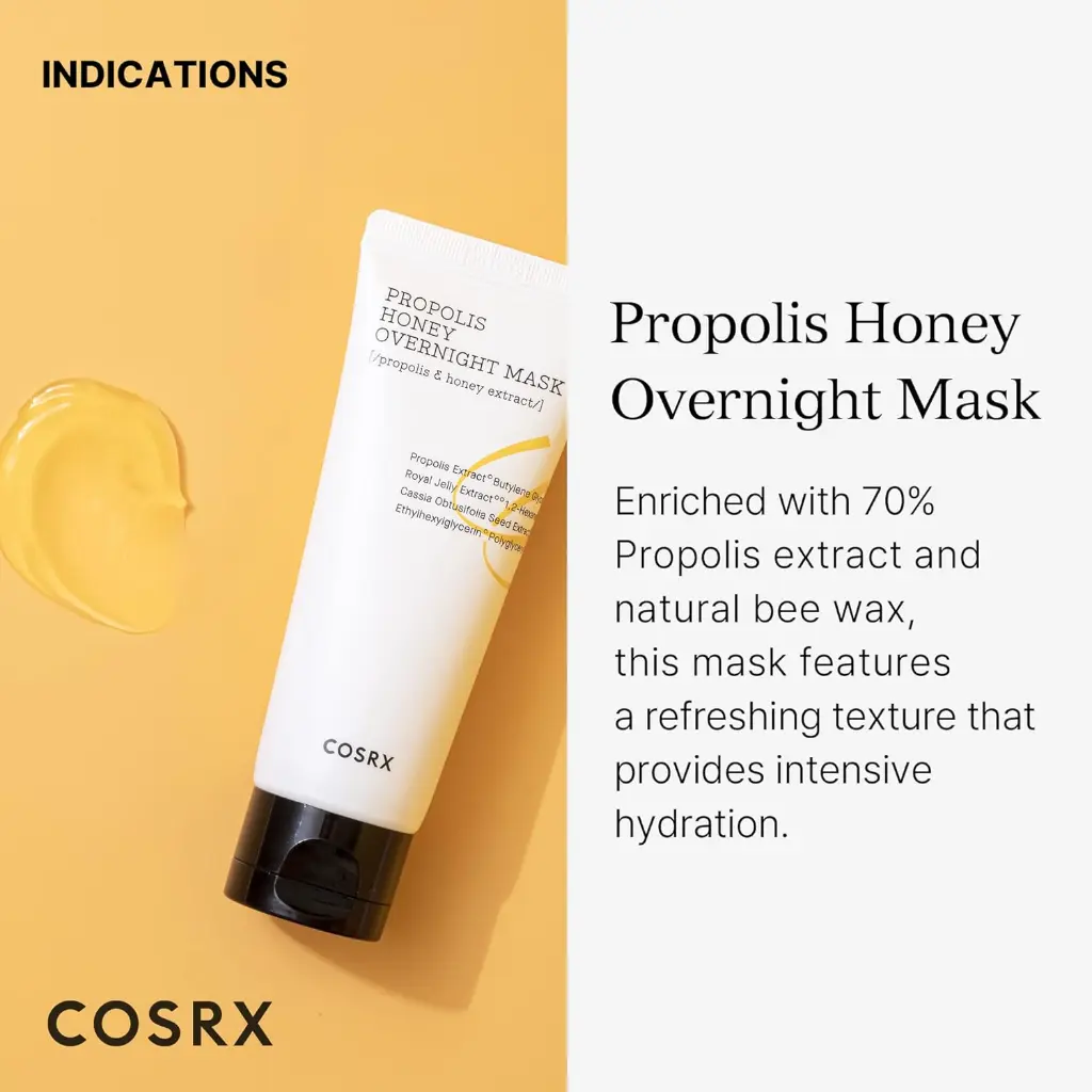COSRX Propolis Honey Overnight Mask-mourixa Qatar-1.webp
