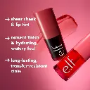 E.L.F Cosmetics Sheer For It Blush Lip & Cheek Tint - Plums Up- mourixa Qatar-1.webp