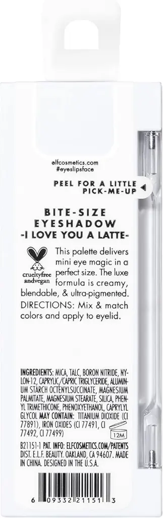 E.L.F Cosmetics Bite-Size Eyeshadow - I Love You a Latte - mourixa Qatar-2.webp