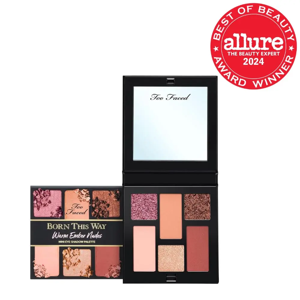 Too Faced Born This Way Complexion-Inspired Mini Eye Shadow Palette – Warm Ember Nudes (5.7g) - mourixa Qatar-2.webp