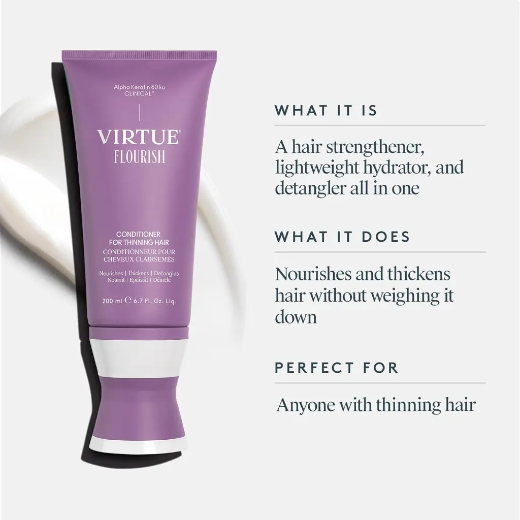 Virtue Flourish Conditioner for Thinning Hair (200ml) - mourixa Qatar -1.webp