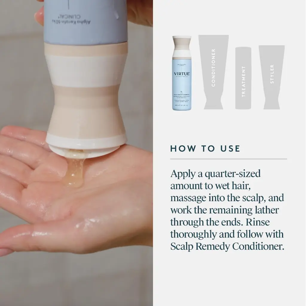 Virtue Scalp Remedy Shampoo (240ml) - mourixa Qatar - mourixa Qatar-2.webp