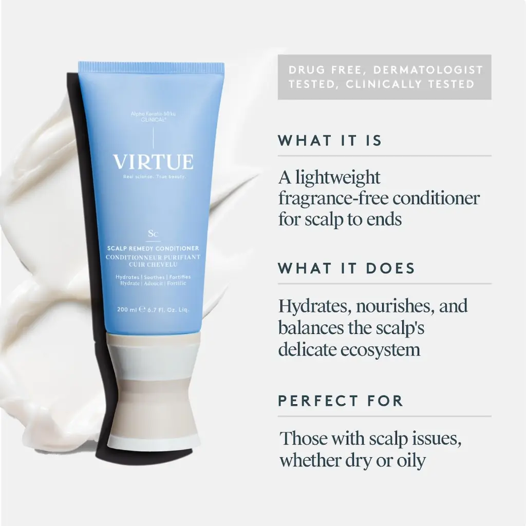 Virtue Scalp Remedy Conditioner (200ml) - mourixa Qatar-1.webp
