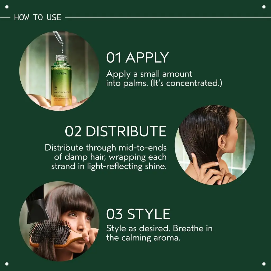 Aveda Miraculous Oil High Shine Hair Concentrate (50 ml) - mourixa Qatar-4.webp