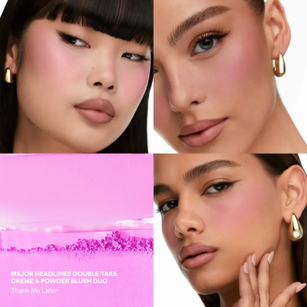 Major Headlines Double-Take Crème & Powder Blush Duo - Thank Me Later - mourixa Qatar-2.webp