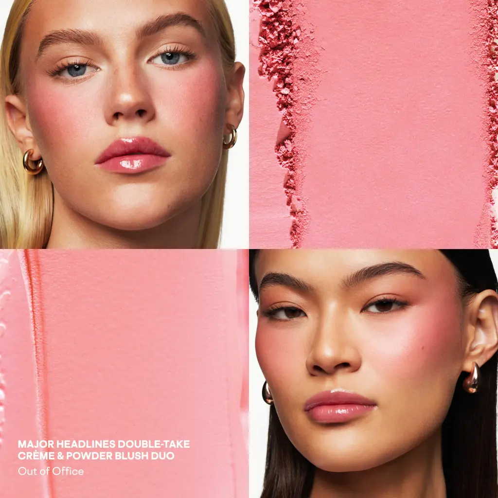 Major Headlines Double-Take Crème & Powder Blush Duo - Out of Office - mourixa Qatar-3.webp