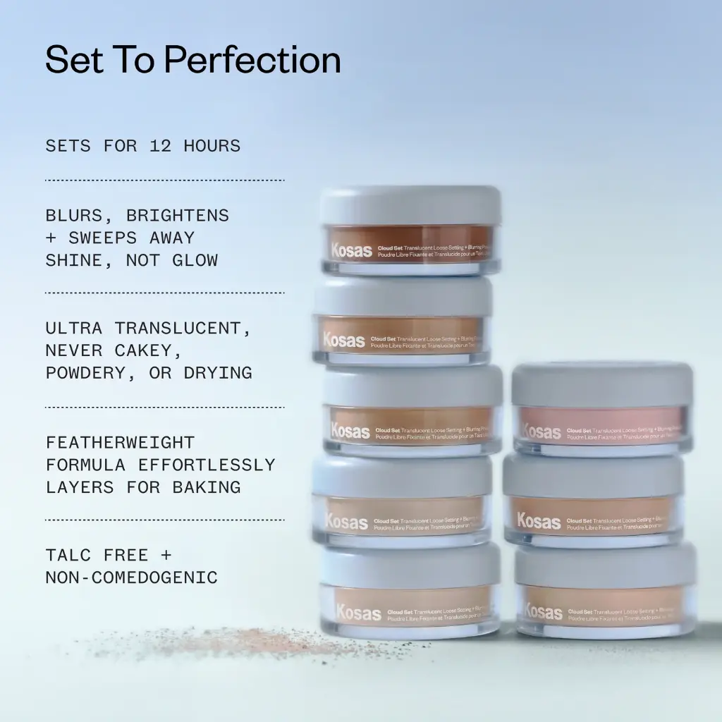 Kosas Cloud Set Loose Translucent Setting + Blurring Powder - mourixa Qatar -3.webp