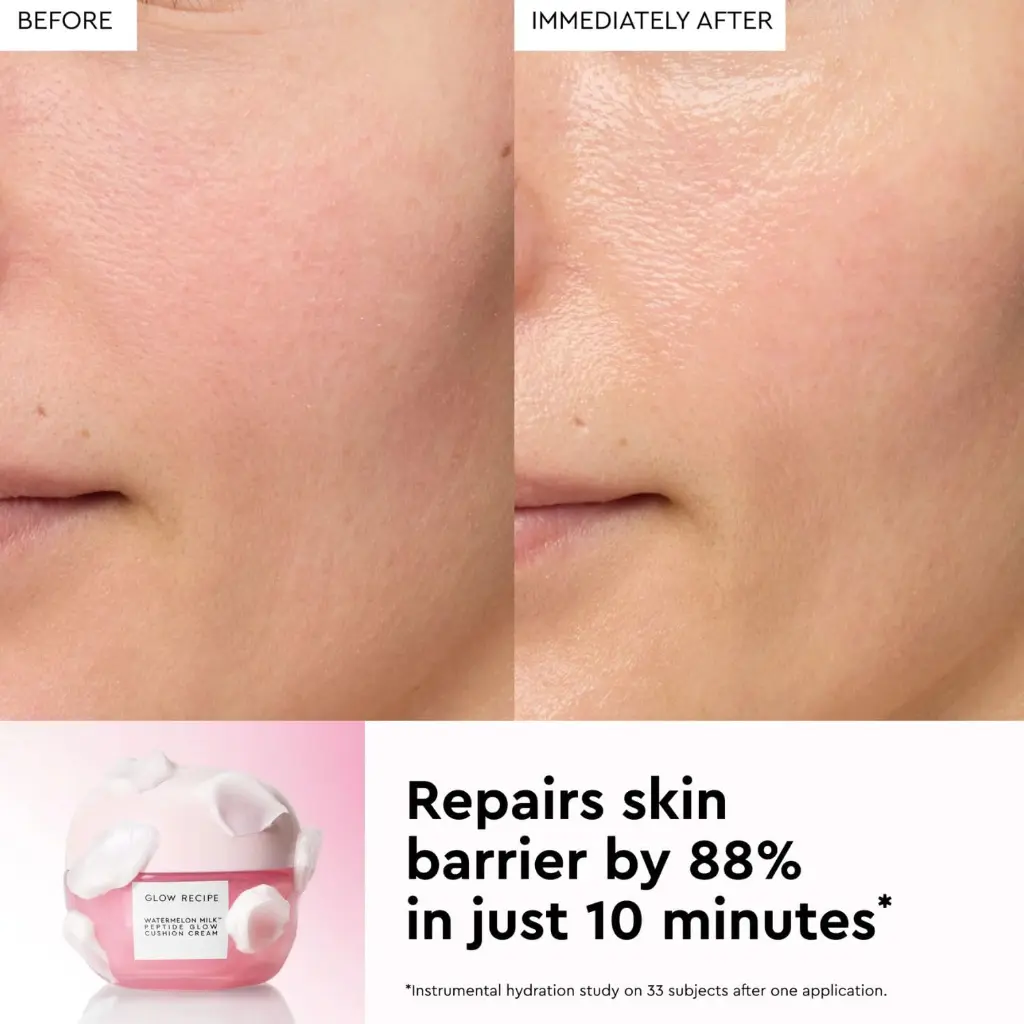 Glow Recipe Watermelon Milk Peptide Cushion Cream™ Refillable Moisturizer - mourixa Qatar-8.webp