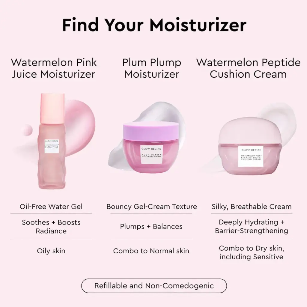 Glow Recipe Watermelon Milk Peptide Cushion Cream™ Refillable Moisturizer - mourixa Qatar-7.webp