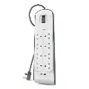 Belkin 8‑Outlet + 2 USB‑A Surge Protector