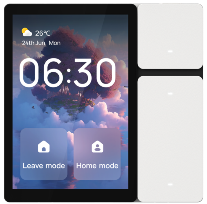 Smart Control Panel Mini (Scene control + 3-gang relays + IR Built-in)