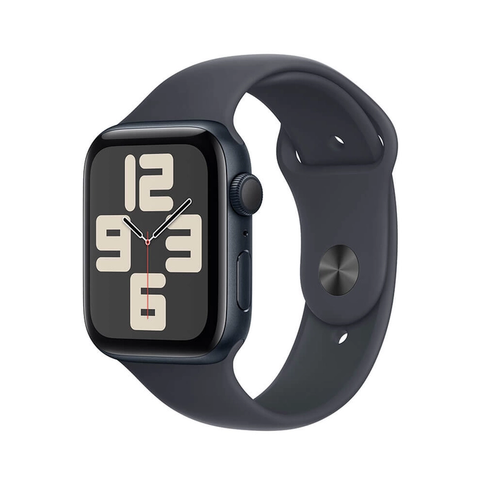 Apple Watch SE (2024) Midnight Aluminium Case with Midnight Sport Band - S/M