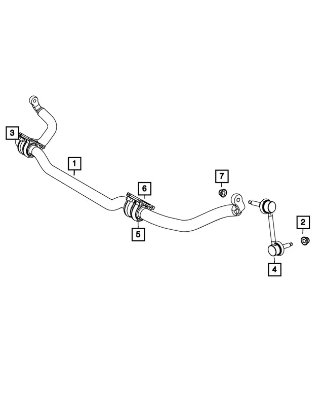 Front Stabilizer Bar - Mopar